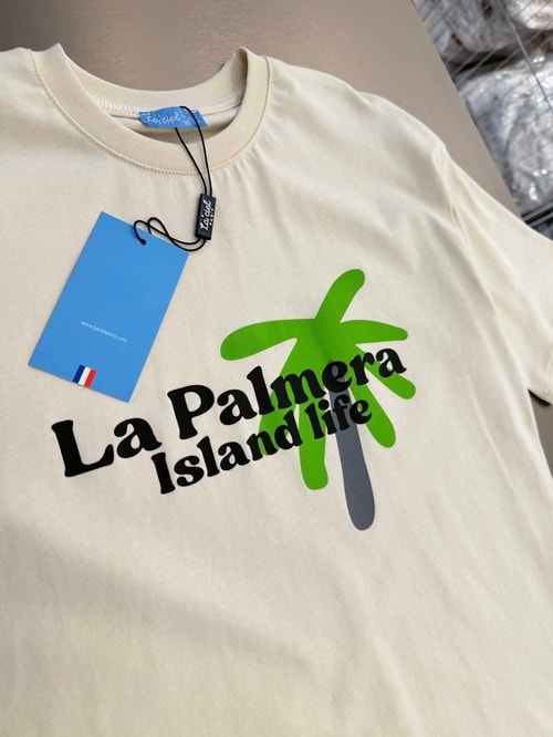 Erkek Çocuk Pamuklu La Palmera Baskılı T-shirt