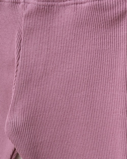 Kız Çocuk Kalp Detaylı Pembe Sweatshirt ve İspanyol Paça Tayt Takımı