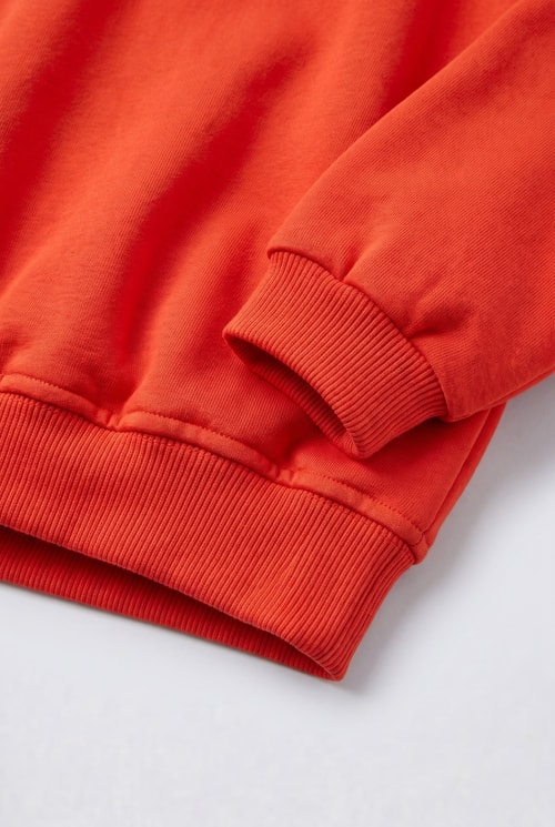 Çocuk Polo Yaka Nakış Detaylı Sweatshirt