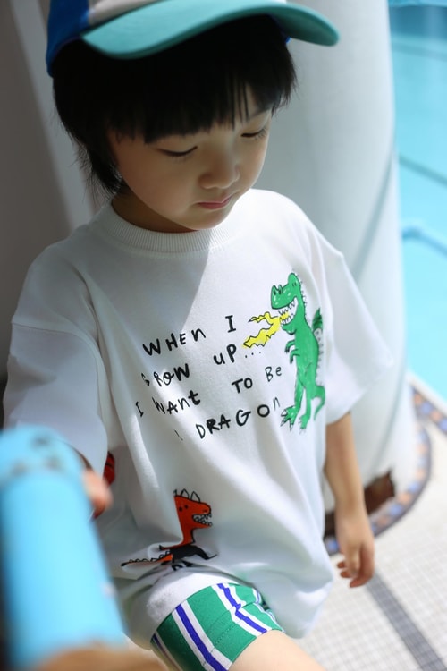 Erkek Çocuk Pamuklu Ejderha Baskılı T-shirt Şort Takım