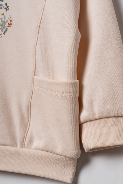 Bebek Pamuklu Deniz Temalı Sweatshirt Eşofman Takımı