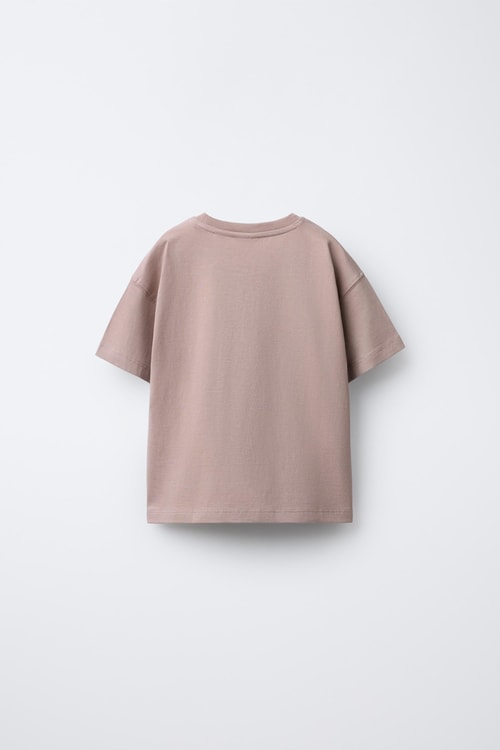 Erkek Çocuk Pamuklu Ayıcık Cepli T-Shirt ve Çizgili Eşofman Takım