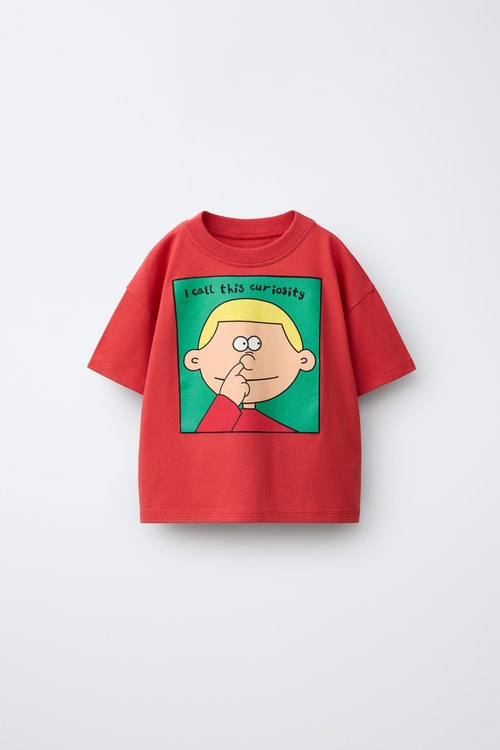 Çocuk Pamuklu Kırmızı Karakter Baskılı T-Shirt Şort Takım