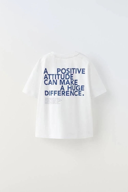 Erkek Çocuk Pamuklu Cep Detaylı Beyaz Oversize T-shirt