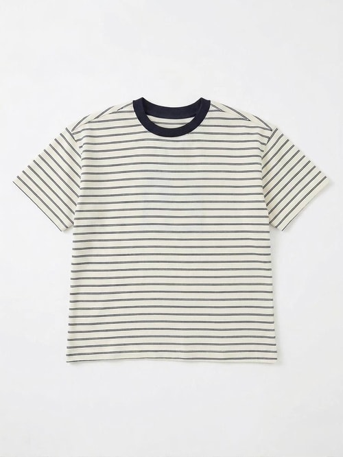 Çocuk Pamuklu Çizgili T-Shirt