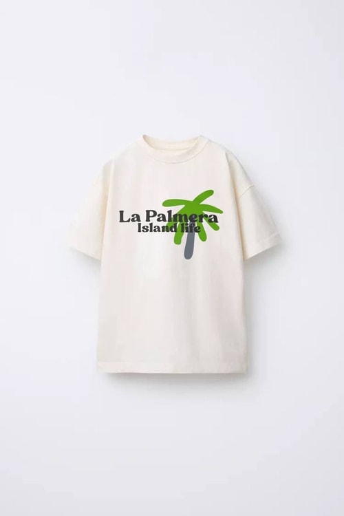 Erkek Çocuk Pamuklu La Palmera Baskılı T-shirt