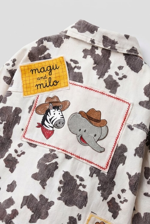 Çocuk Milo And Magu Desenli Ceket