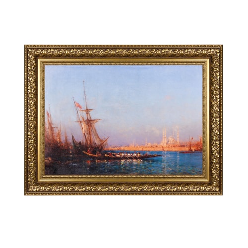 Félix Ziem, İstanbul Manzarası Tablo