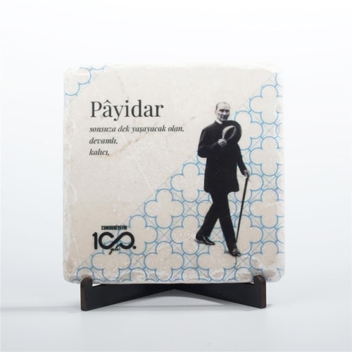 100.Yıl Anısına Payidar Ayaklı Pano