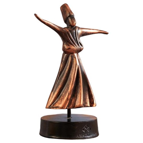 Semazen Heykel Kaideli Bronz