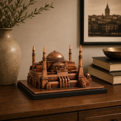 Ayasofya Camii Bronz Kaplama Heykel