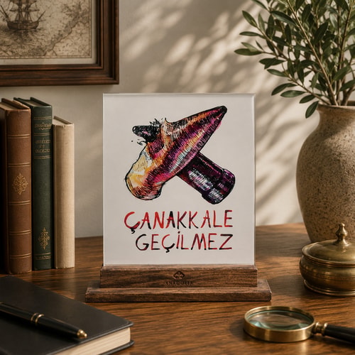 Çarpışan Kurşunlar Büyük Boy Dekoratif Cam Obje