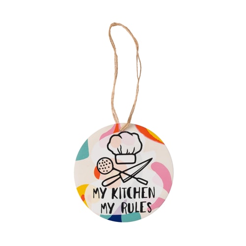 My Kitchen My Rules Mermerit  Duvar Süsü