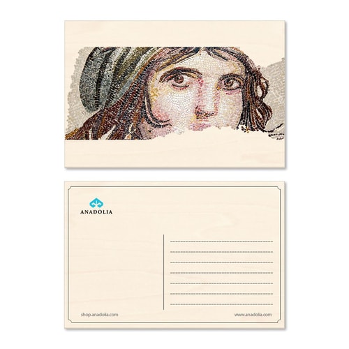 Çingene Kızı Ahşap Kartpostal
