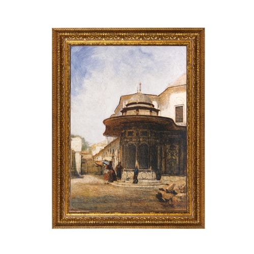 Theodor Pixis, Alemdar Caddesinde Osmanlı Köşkü Tablo