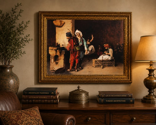 Jean-Léon Gérôme, Cafe House, Kahire Tablo