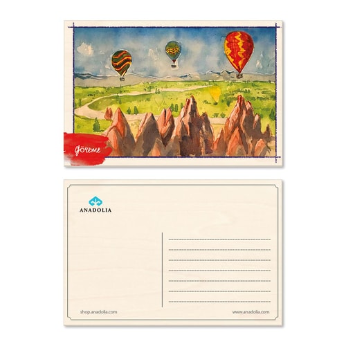 Nevşehir Göreme Ahşap Kartpostal