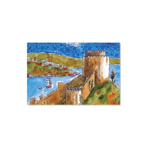 Rumelihisarı Ahşap Kartpostal