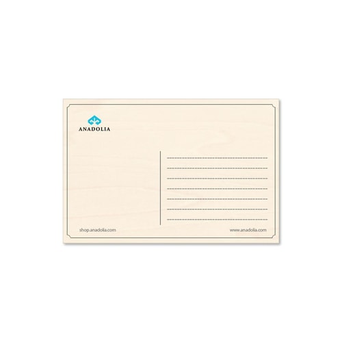 Topkapı Sarayı Ahşap Kartpostal