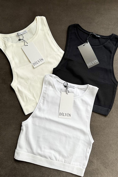 30114 Crop Top-Siyah