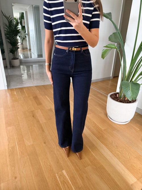 Animon Yüksek Bel Jean - Lacivert