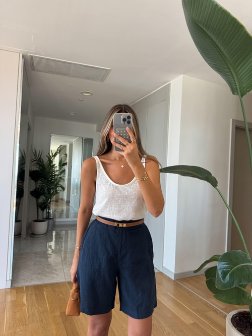 Askılı Transparan Atlet - Beyaz