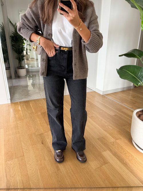 Bonnie Antrasit Straigt Jean