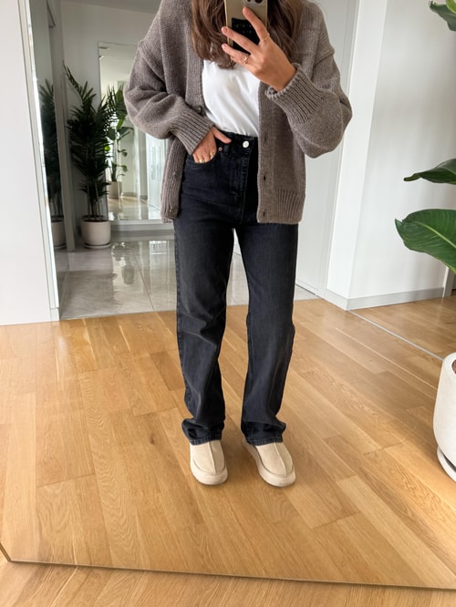 Bonnie Antrasit Straigt Jean
