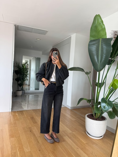 Cardie Mom Fit Jean - Füme