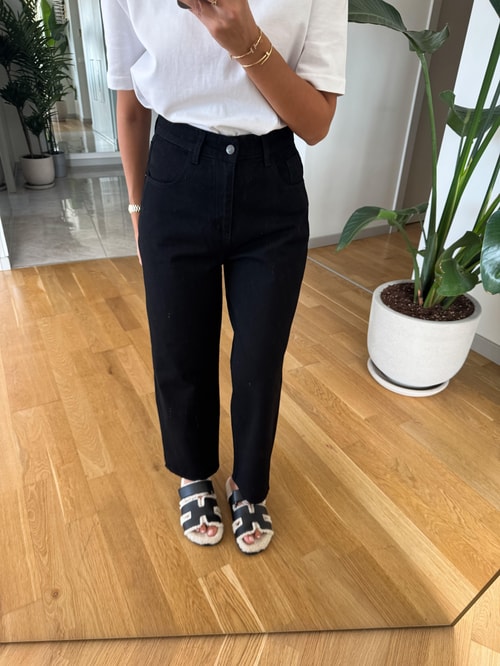 Cardie Mom Fit Jean - Siyah