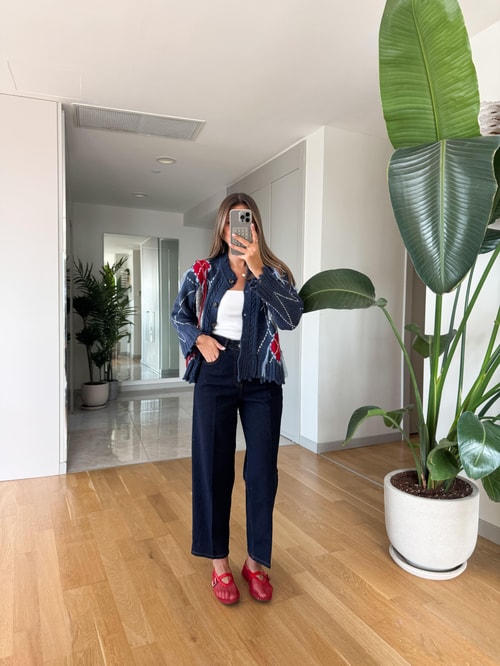 Cardie Mom Jean - Koyu Lacivert