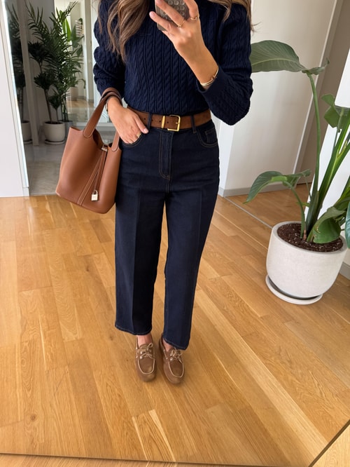 Cardie Skater Fit Jean - Koyu Lacivert