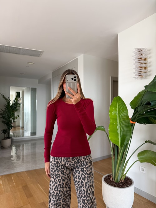 Cs Fitilli Basic Badi - Bordo