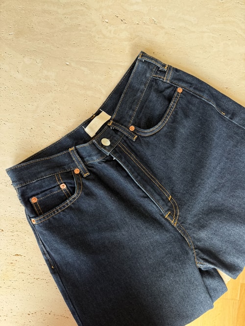 Cs Koyu Lacivert Mom Jean 