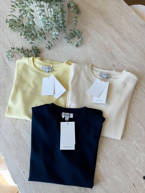 Cs Premium Pamuklu Tişört- Ekru