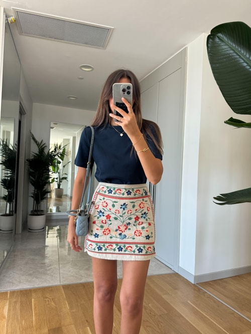 Cs Premium Pamuklu Tişört- Lacivert