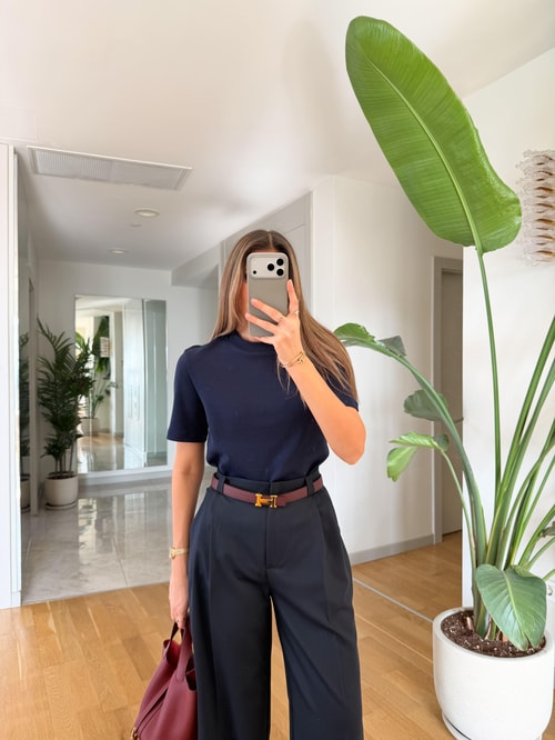 Cs Premium Pamuklu Tişört- Lacivert