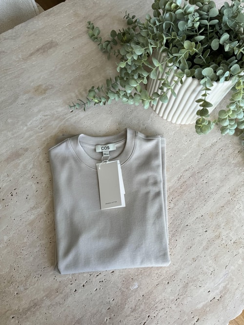 Cs Premium Pamuklu Tişört -Taş