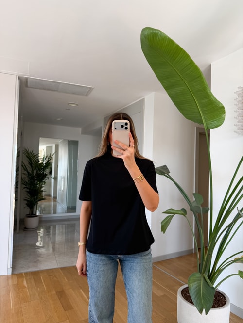 Dilvin Basic Tişört-Siyah