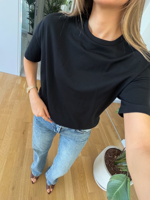 Dilvin Basic Tişört-Siyah