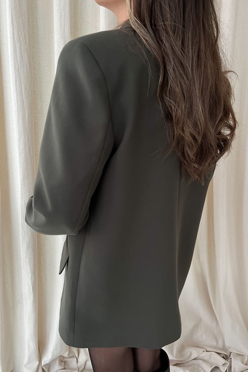 Dilvin Haki Blazer Ceket