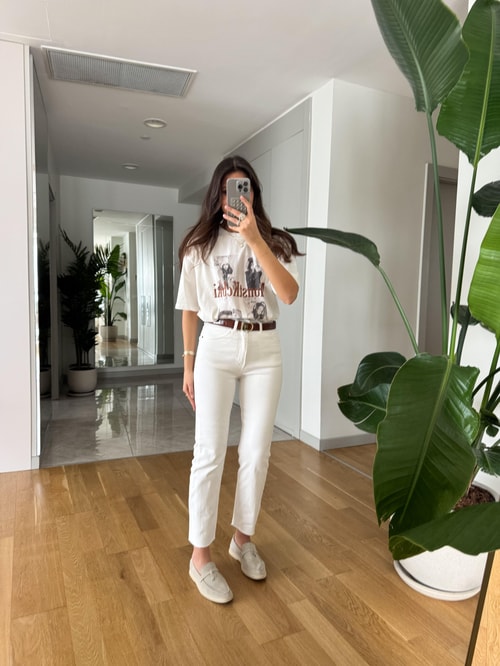 Ekru Boyfit Jean