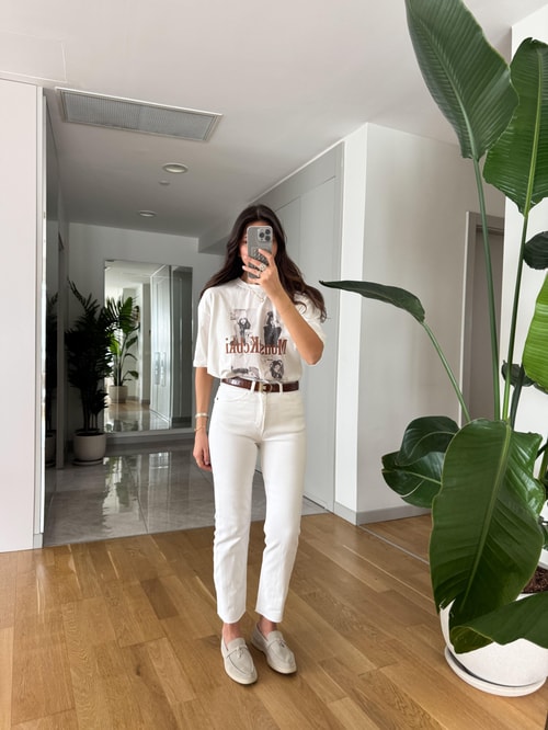 Ekru Boyfit Jean