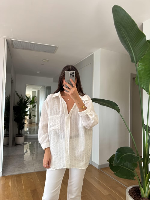 Fp Alfie Çizgili Gömlek- Ekru