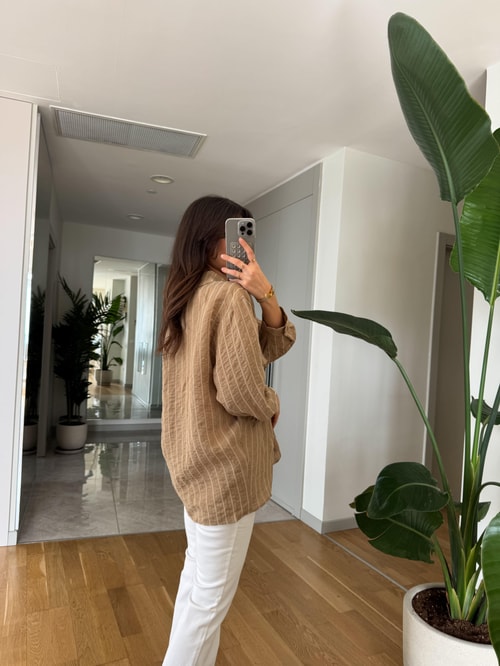 Fp Alfie Çizgili Gömlek- Yağ Yeşili