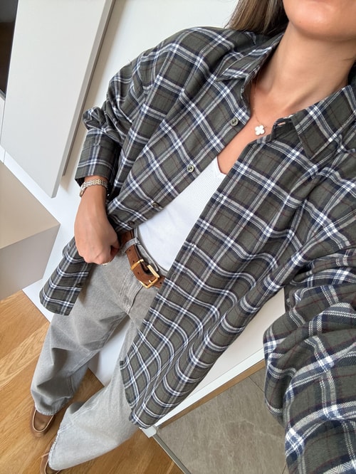 Gale Ekoseli Gömlek