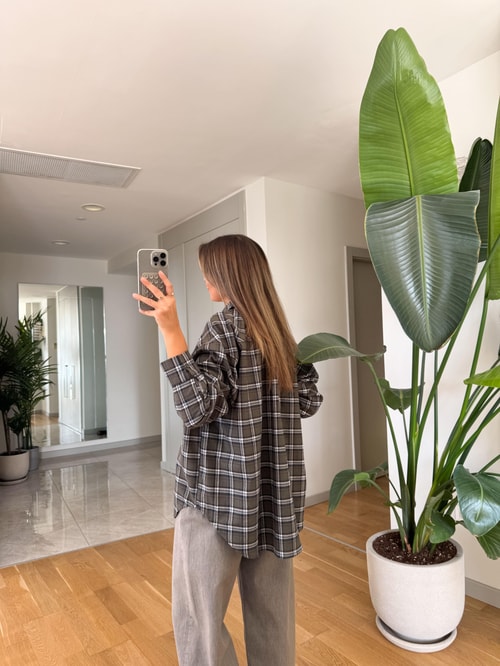 Gale Ekoseli Gömlek