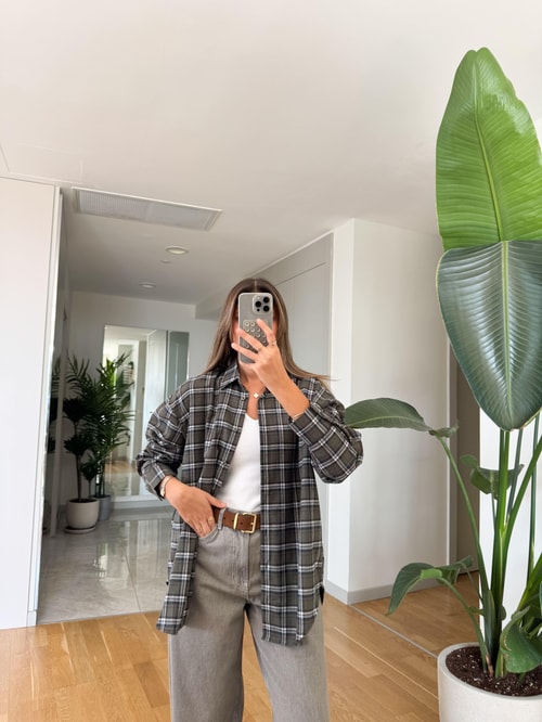 Gale Ekoseli Gömlek