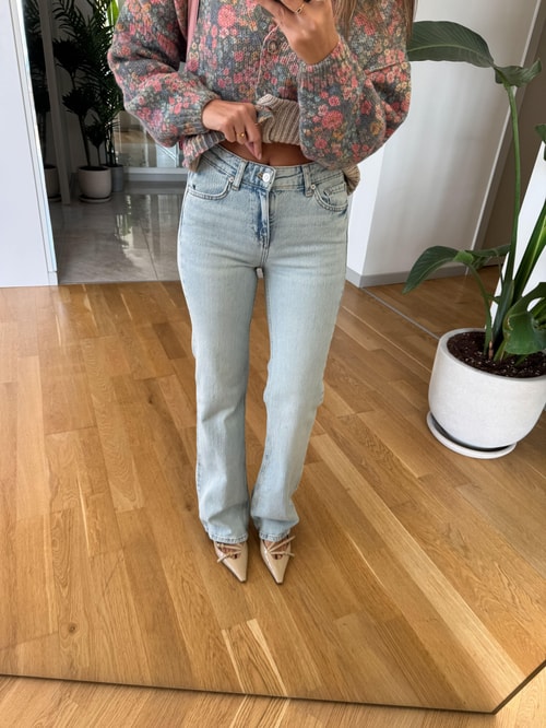 Galia Yüksek Bel Zr Jean - Açık Mavi 