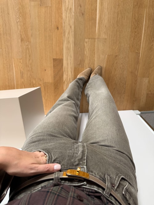 Giselle Straight Yeşil Tintli Jean